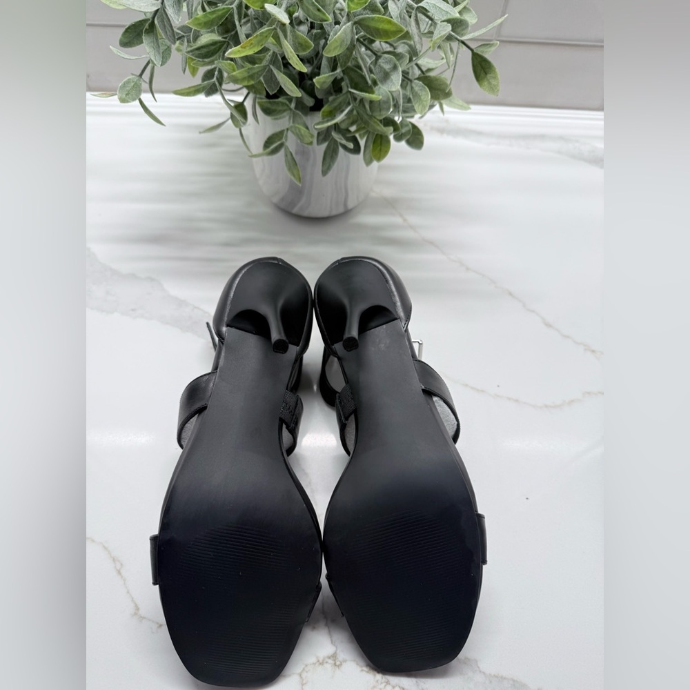 Steve Madden Black Strappy Heels - Picture 6 of 7